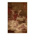thumbnail image 1 of BNM Eclectic Multi-Tone Abstract Indoor Rug, 8' x 10', Maroon, 1 of 6
