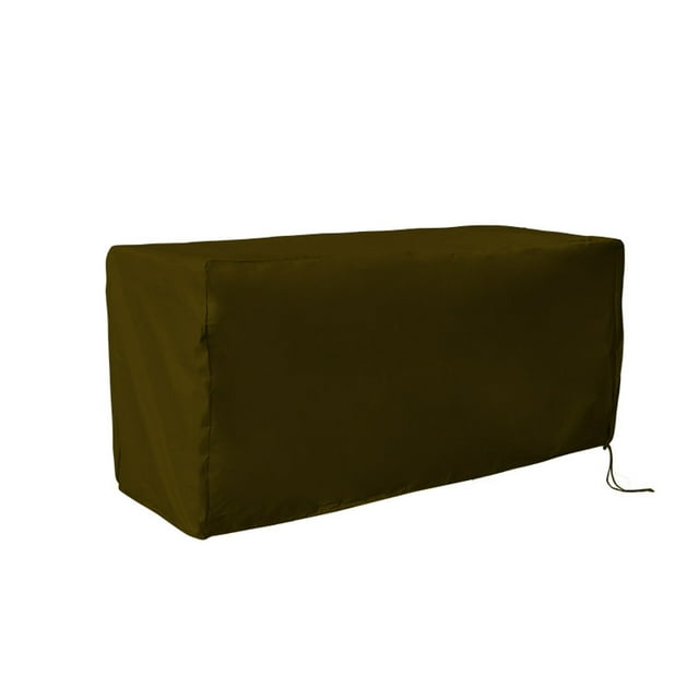 Weloille Housse de Rangement pour Coffre de Terrasse/patio avec Pare-Vue de Porche - Housses de Table Rectangulaire pour Foyer d'Extérieur Imperméables