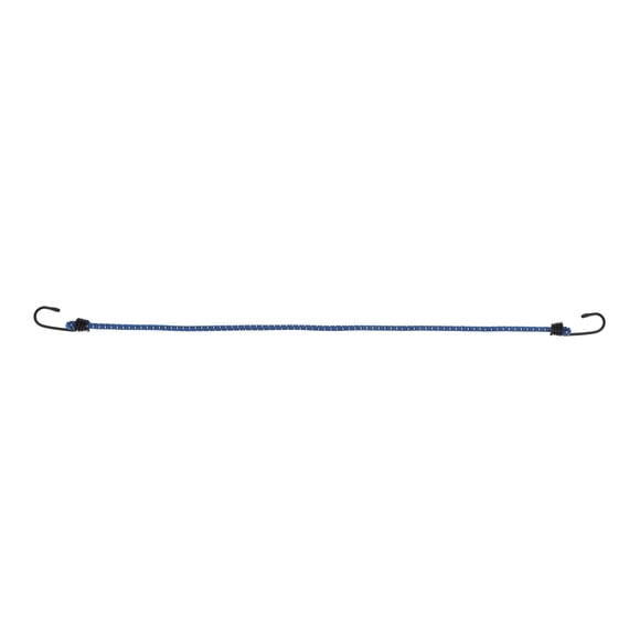 Cuerdas de equipaje con ganchos de 100 cm, cuerdas elásticas ajustables con hebilla de metal, azul, 1 pieza