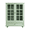 Green, variant on Vintage Buffet Cabinet 28x15x36.22 Inch Mint Green Glass Doors Adjustable Shelves for Kitchen Living Room