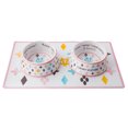 thumbnail image 1 of Cuenco para perros, cuenco para mascotas, agua potable, patrón de colores, cuenco para gatos, cuenco para perros, 1 of 5