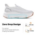thumbnail image 4 of Slip in Women Hands Free Walking Shoes Wide Toe Box Arch Support with Metatarsal Pads Athletic Tennis Sneakers Slip on Breathable Plantar Fasciitis Orthopedic Thick Cushion Zero Drop Sole, 4 of 6