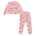 thumbnail image 5 of SCRAWLGOD Dog Paws Women Pj Long Sleeve Pajama Sets for Women 2 Piece Sleepwear Size XL Crewneck Pajamas Women Set Washable Ladies Jogger Pjs Set, 5 of 7