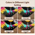 thumbnail image 7 of Design&I 3'x5' Ultra Soft Throw Mat, Record Retro Vinyl Turntable Paint Splatter Music Note Flowing None Fluffy Washable Easy Care Indoor rug for Bedside Hallway, 7 of 7