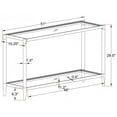 thumbnail image 2 of Table console Marzanna, acrylique/or, 2 of 3