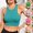 Green, variant on Running Tank Tops for Women Sleeveless Athletic Tank Tops Crewneck Basic Undershirt Running Muscle Tank Yoga Shirts Oversized Gym Clothes