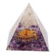 thumbnail image 1 of Pyramide décorative en époxy, bonne durabilité, fabrication exquise, pierre de puissance pour salon, chambre à coucher, bureau, 1 of 4