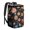 Black-186, variant on Cute Starry Night Space Backpack Cooler, Insulated Leakproof Lunch Bag with Moon, Stars, and Rocket Design for Sci-Fi Aesthetic Lovers