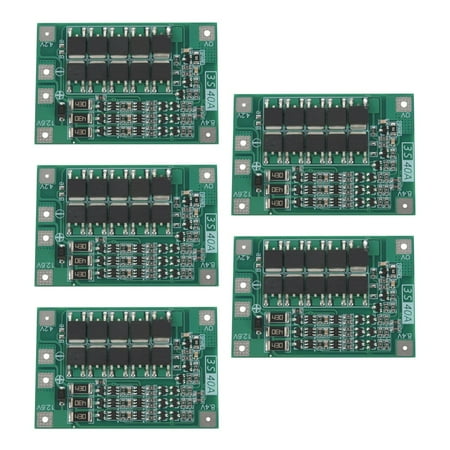 

5X 3S 40A for Screwdriver 12V - 18650 Bms Pcm Battery Protection Board Bms Pcm with Balance Liion Battery Cell Pack