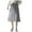 Gray, variant on abtuhar Women's Skirts,Women's Casual Bead A-line Medium Length Gauze Skirt Dance Skirt Performance Dance Skirts Pink S