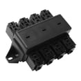 thumbnail image 1 of Blade Fuse Holder, 20 Slots Fuse Relay Box Easy To Install Flame Retardant 8 Way Large Capacity Sturdy  For Ships, 1 of 8