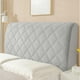 thumbnail image 3 of Funda para cabecera lavable a máquina para fácil limpieza y mantenimiento decoración del hogar blanquecino Inteprter, 3 of 6