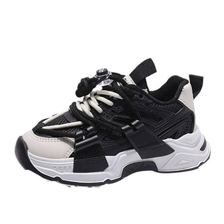 

Fashion Spring Summer Children Sports Boys Run Shoes Flat Light Mesh Breathable Comfortable Solid Color Simple Style Size 8 Toddler Shoes Boys Size 4
