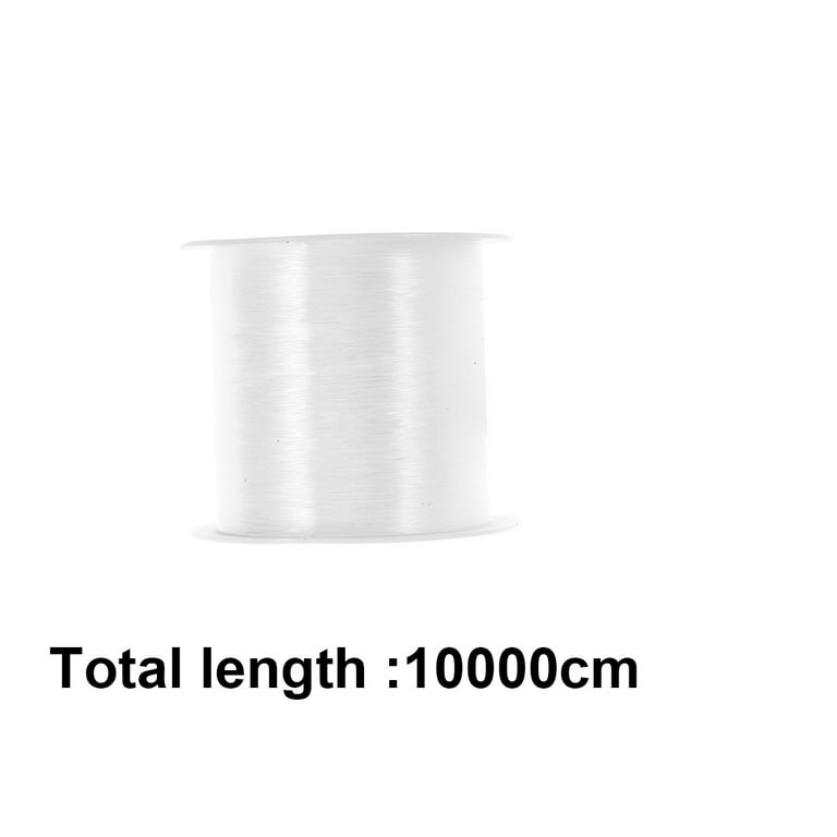 2 Pcs 0.25mm Crystal Line Fishing Line Fishing Main Line Subline Seapole  Fishing Gear Lure Wire for Fishing DIY Jewelry Clothes 