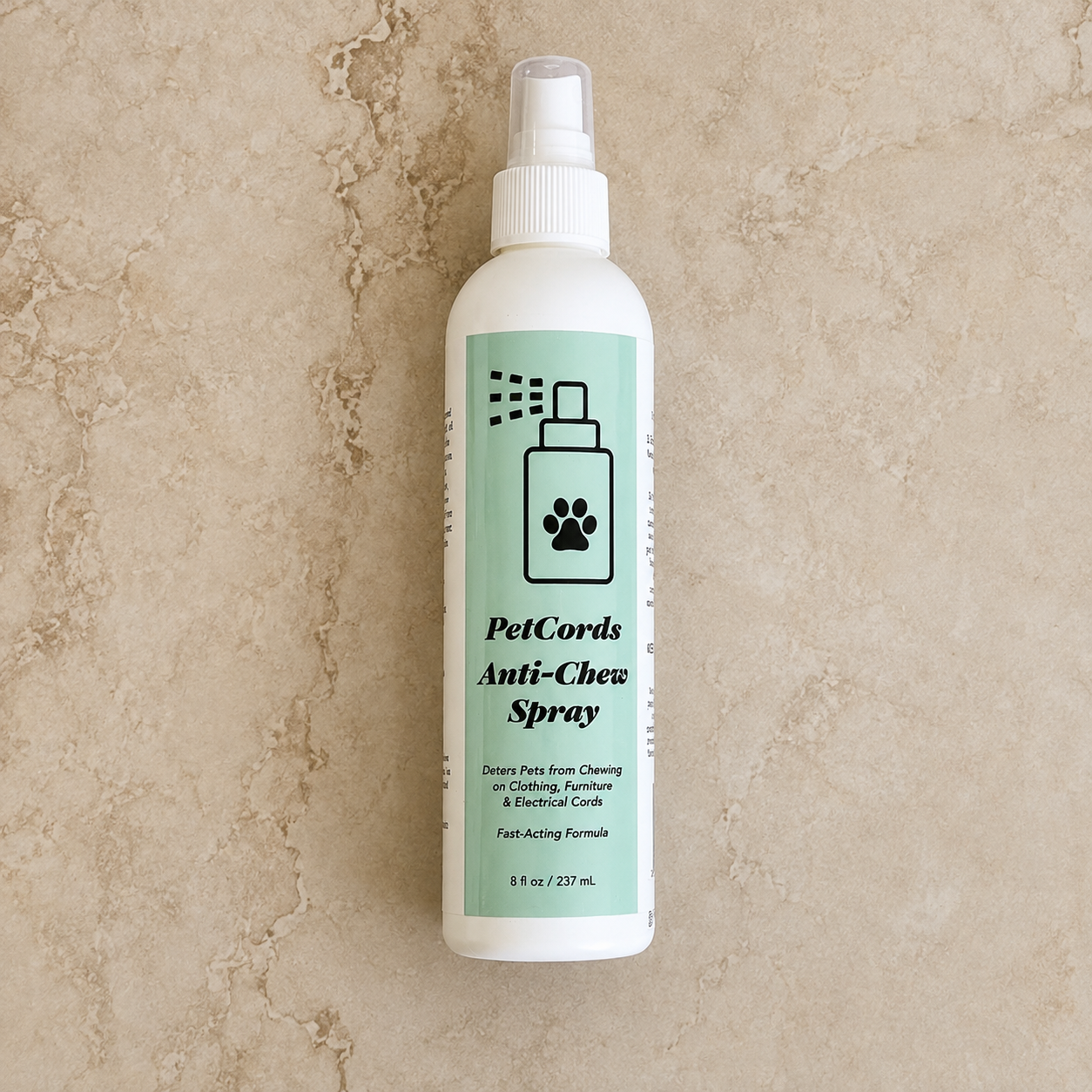 PETCORDS Anti Chew Bitter Spray for Dogs Cats Puppies & Kittens Natural Herbal Extract Pet Repellent Non Toxic Deterrent Stops Chewing on Furniture Shoes Plant