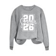 thumbnail image 5 of Uootdi Senior Class of 2026 Graduation Sweatshirt for Women Oversized Crewneck Long Sleeve Shirt Pullover Teen Clothes Gift Loo se Pullover Tops, 5 of 5