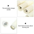 thumbnail image 3 of FUTUREORYY 12Pcs LED White Flameless Candle Lights Battery Operated Pillar for Room Decor, 3 of 8