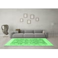 thumbnail image 3 of Ahgly Company Indoor Rectangle Oriental Emerald Green Traditional Area Rugs, 7' x 10', 3 of 4