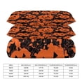 thumbnail image 2 of 3 Pcs Soft Bedding Set, Includes 1 Duvet Cover with Zipper And 2 Pillow Shams,Cartoon Pumpkin Citrus Stem Twin(86"x70"), 2 of 8