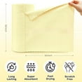 thumbnail image 6 of Starfreshi Microfiber Cleaning Cloths Roll, Starfreshi 30-Pack Microfiber Cleaning Cloth Roll, Reusable Paper Towels Tear Away Cloth, for Cars, Wash Cloths, Kitchen Cleaning (Gardenia Yellow,30 Pack), 6 of 8
