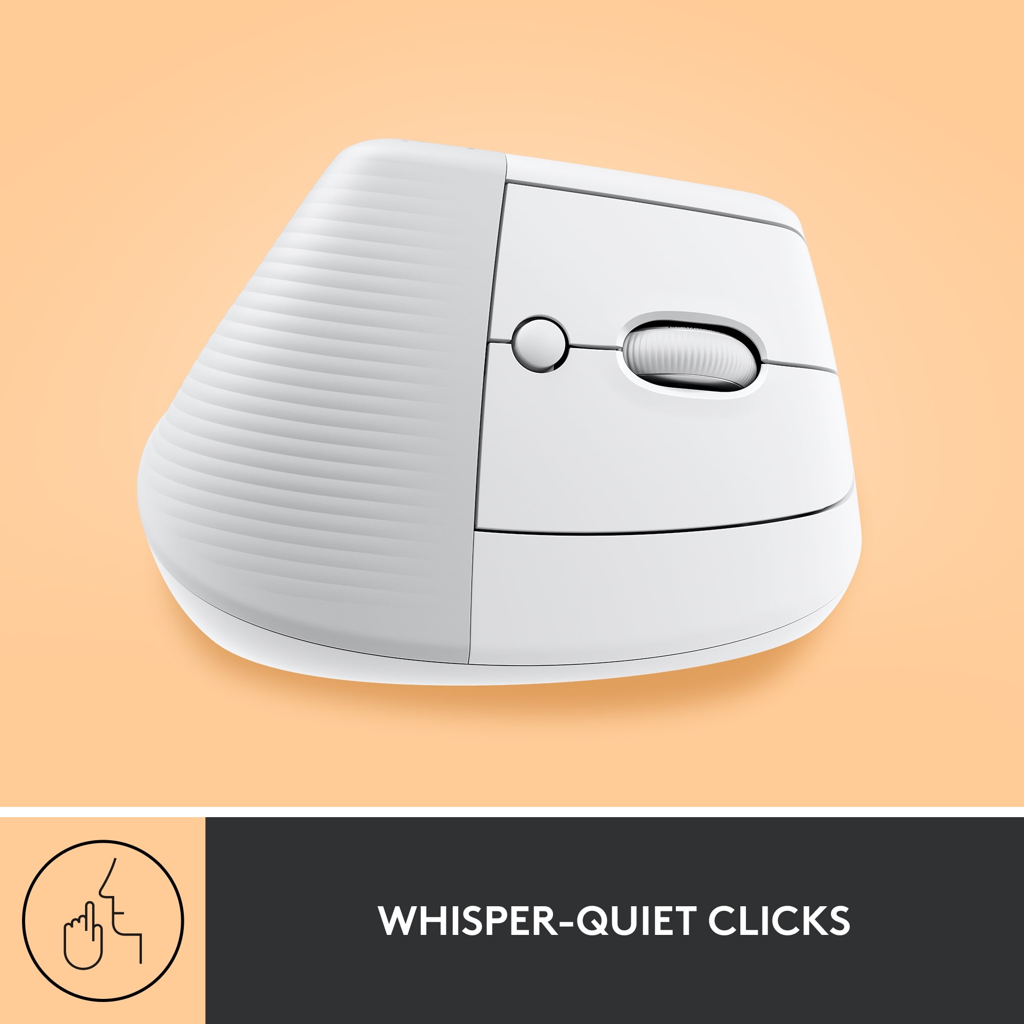 Logitech Lift Ergo Office Vertical Optical Bluetooth, USB Optical Mice, White