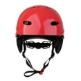 thumbnail image 2 of Casco de seguridad para adultos Cola Deportes acuáticos Protector Duro rojo, 2 of 8