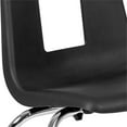 thumbnail image 5 of Pemberly Row Contemporary 18In. Student Stack Chair In Black, 5 of 12
