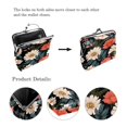 thumbnail image 3 of Floral Flower Coin Purse Vintage Pouch Kiss-lock Change Purse Wallets, 3 of 7