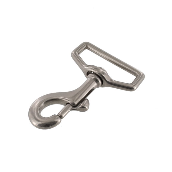 3500 Nickel Matte, Swivel Bolt Snap, Solid Brass-LL, 1-1/2"
