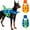 Blue, variant on Dog Life Jacket with Chin Float for Small Medium Large Dogs, High Buoyancy Adjustable Dog Swim Vest with Rescue Handle & Shark Fin, Puppy Float Vest for Swimming Boating (Blue,L)