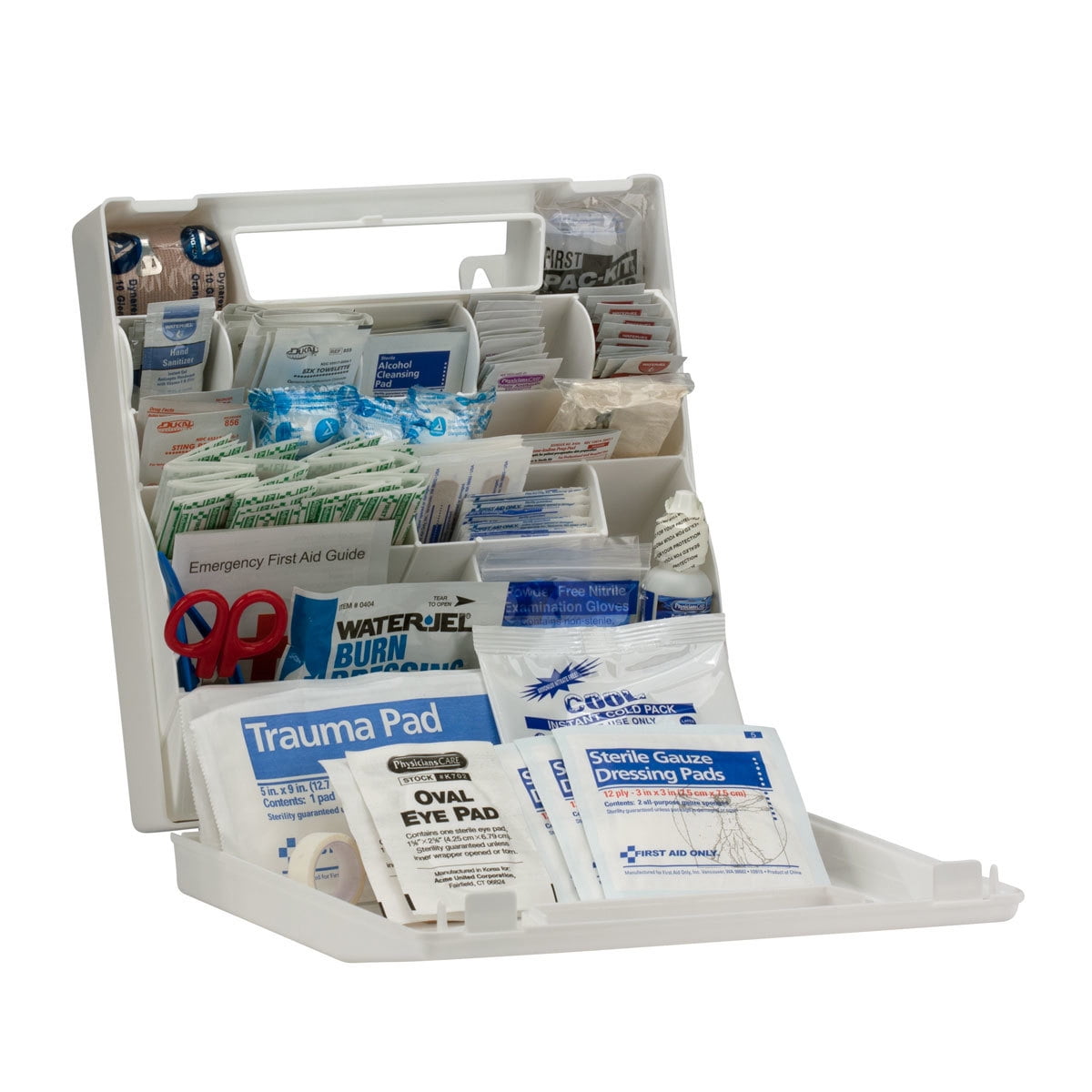 First Aid Only 183 Piece Plastic First Aid Kit, ANSI Compliant