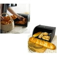 thumbnail image 7 of Stainless Steel Bread Box,Large Capacity Bread Box with Roll Up Lid Multifunctional Counter Storage Container,Bread Bin Holder,For Home and Kitchen (Black-12" L X 10.2" W X 7.2" H), 7 of 7