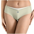 thumbnail image 2 of Gapacks 100% Polyester Women's Green Bikini Panties, Size XL - Bow Detail Durable Comfortable Underwear, Everyday Use Quick Dry Easy Care, 2 of 6