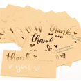 thumbnail image 2 of 50 piezas de oro rosa, Gracias por apoyar mi tarjeta de visita pequeña, gracias, tarjeta de felicitación, 5x9cm, tarjeta de agradecimiento, vendedores, tienda, 2 of 4