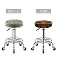 thumbnail image 6 of Lsque Halloween Decoration Round Bar chair cushion covers Velvet Fabric Premium Comfort Protects from Scratches and Stains for 14-17 Inch Chair- 14 inch, 6 of 7