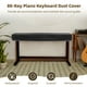 thumbnail image 4 of Funda para teclado de piano Toyoget de 88 teclas, piel negra, lujo, 4 of 8