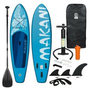 10.5' FT Long Inflatable Stand Up Paddle Board Complete Kit 6'' Thick Blue SUP