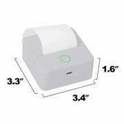 Core Innovations CTP500 Wireless Mini Portable Thermal Printer & Label Maker + Paper, Android & iOS (Gray)