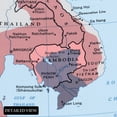 thumbnail image 3 of HISTORIX Vintage 1970 Khmer Empire Cambodia Map Print - Vintage Map of The Khmer Empire in Cambodia Wall Art - Cambodia History Map Poster, 3 of 7