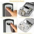 thumbnail image 5 of Imountek 2Pcs Key Lock Box, Wall Mounted Keys Storage Lock Box with 4 Digits Combination Resettable Codes, 5 of 12