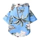 thumbnail image 2 of Ropa de Moda para Mascotas: Camisa Hawaiana con Estampado de Árboles de Playa para Perros y Gatos Pequeños y Medianos, Ideal para Estaciones Cálidas y para Mascotas con Un Peso de 0,5 a 8 Kg (1,1 a 1, 2 of 6