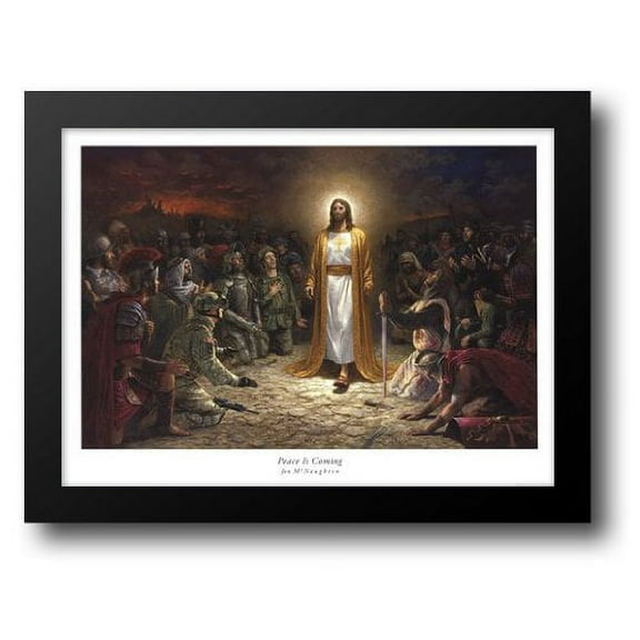 FrameToWall - Peace Is Coming 30x23 Framed Art Print by McNaughton, Jon
