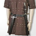 thumbnail image 2 of Genuine Leather Ring Belt Sword Hanging Frog LARP Medieval Renaissance Costume, 2 of 3