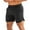Black, variant on YYDGH Mens Dry Fit Running Athletic Shorts with Pockets, Water Resistant Lightweight Gym Workout Exercise Shorts Side Split Elastic Waist Shorts(Black,L)