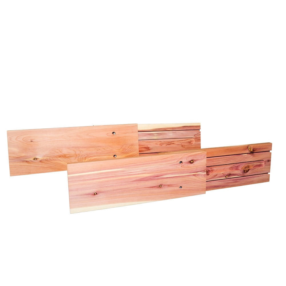International Innovations Unfinished Natural Red Cedar Wood Drawer Dividers (2 Pack)