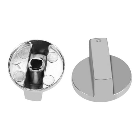 Lhcer Universal Silver Metal Gas Cooker Oven Stove Knobs Control
