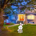 thumbnail image 5 of Easter Yard Signs Easter Bunny Outdoor Sign With Stakes Bunny Egg Garden Sign Plastic Rabbit Lawn Decorations For Outdoors Garden Yard Hunt Game Props, 5 of 5