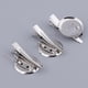 thumbnail image 4 of 60x Broche Pinzas para el cabello Base Cabochon Bandeja en Broche Pasadores 25 / 20mm, 4 of 9
