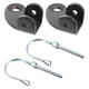 thumbnail image 1 of 2 juegos de acopladores de enganche para remolque de bicicleta, adaptadores de fijación para remolque de bicicleta, accesorios para bicicletas, 1 of 7