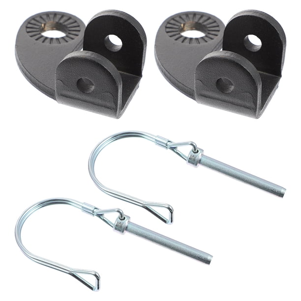 2 juegos de acopladores de enganche para remolque de bicicleta, adaptadores de fijación para remolque de bicicleta, accesorios para bicicletas